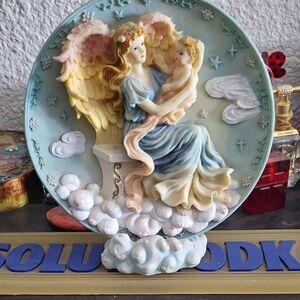 Angel and Child Decorative Plate